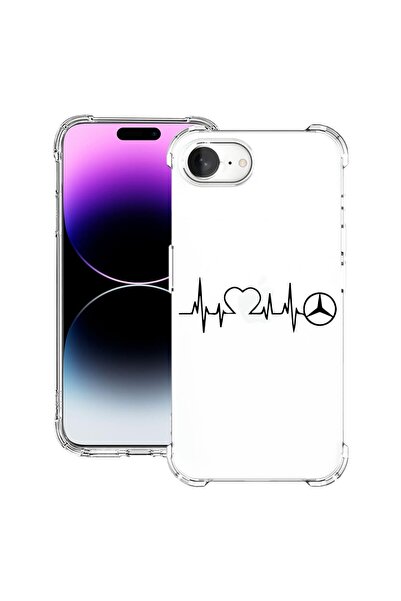 bestcase Θήκη για Apple iPhone 16e, Αντικραδασμική 1.5MM, Λατρεύω τη Mercedes...