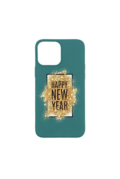 bestcase Θήκη σιλικόνης συμβατή με Apple iPhone 13 Pro Max, Καλή Χρονιά, ανθε...