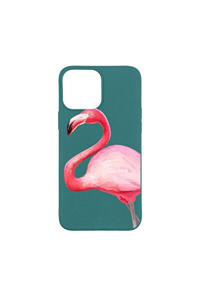 bestcase Θήκη σιλικόνης συμβατή με Apple iPhone 13 Pro Max, Φλαμίνγκο, ανθεκτ...