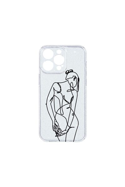 bestcase Husa Crystal Glitter 2MM, Compatibila Cu Apple iPhone 14 Pro, Woman ...