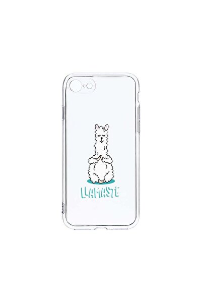 bestcase Διαφανής Θήκη Σιλικόνης 2MM, Συμβατή με Apple iPhone SE 2, Llamaste ...