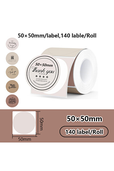 Choice28 50x50 pattern Phomemo Gradient Adhesive Label 50x50mm Suitable for M...