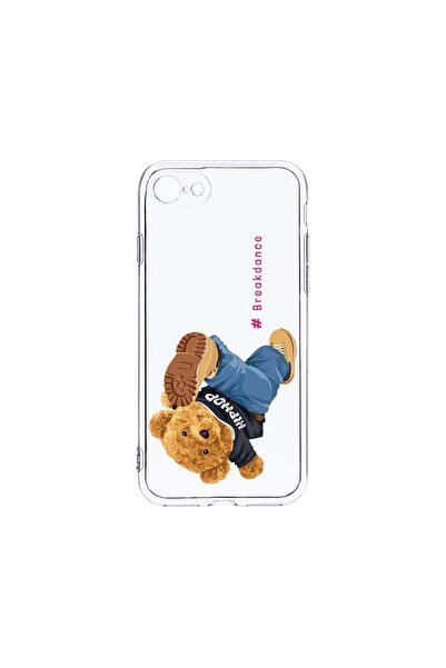 bestcase Прозрачен силиконов калъф 2ММ, съвместим с Apple iPhone SE 2, Брейкд...