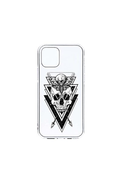 bestcase Husa Clear Silicon 2MM, Compatibila Cu Apple iPhone 12 Pro, Skull, A...