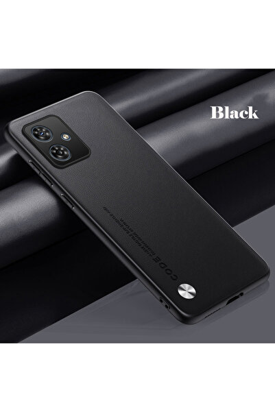 choice2 Black MOTO G54 PU Leather Phone Case For G56 G86 G05 G54 G34 G24 G14 ...