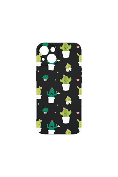 bestcase Θήκη Premium Υγρής Σιλικόνης, Συμβατή με Apple iPhone 14, Κάκτος, Λε...