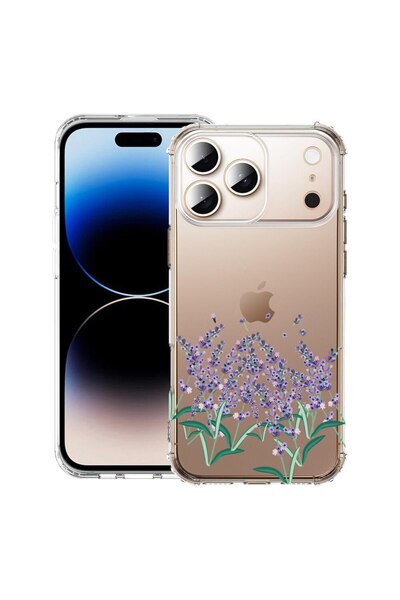 bestcase Husă pentru Apple iPhone 17 Pro Max cu Design Lavender, Antișoc, Col...