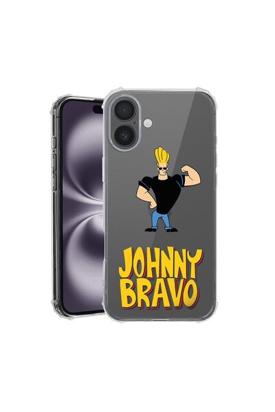 bestcase Θήκη για Apple iPhone 16, Αντικραδασμική 1.5MM, Johnny Bravo, Προστα...