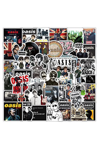 Choice 50PCS 50PCS Oasis Stickers Rock Graffiti Stickers DIY Diary Phone Case...