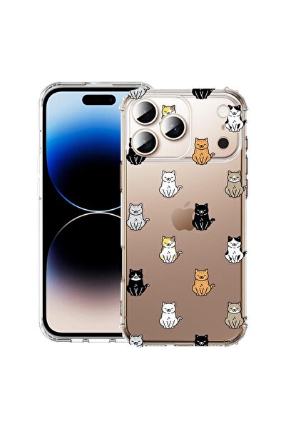 bestcase Θήκη για Apple iPhone 17 Pro Max με σχέδιο γάτας, Αντικραδασμική, Εν...