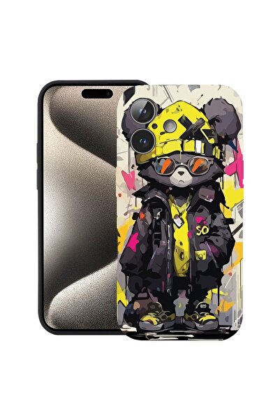 bestcase Husă pentru Apple iPhone 17 cu design Ursuleț de pluș, culori pastel...