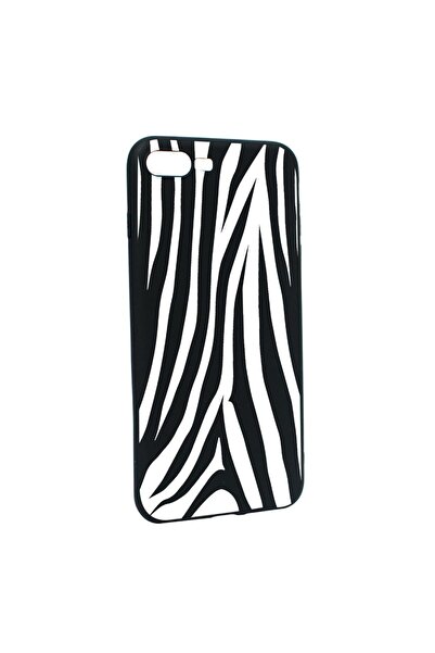 bestcase Husa Silicon Compatibila Cu Apple iPhone 7 Plus / 8 Plus, Zebra, rez...