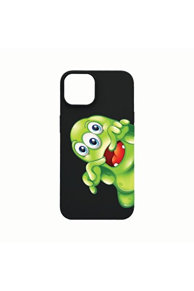 bestcase Husa Silicon, Compatibila Cu Apple iPhone 14, Green Monster, reziste...