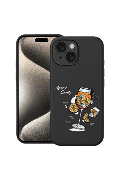 bestcase Husa Slim Silicon pentru Apple iPhone 14, Aperol Spritz, 1396632 B 1844
