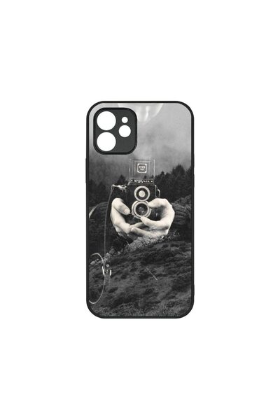 bestcase Husa Slim Glassy, Συμβατή με Apple iPhone 12, Διπλή Έκθεση, Χρώματα ...
