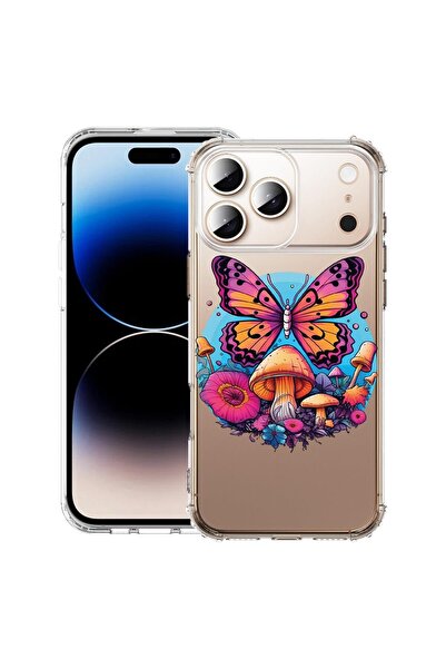 bestcase Husă pentru Apple iPhone 17 Pro cu Design Dream Colors - Fluture, An...