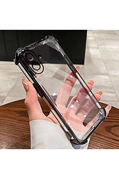 Choice1 Galaxy A17 5G Transparent Black Phone Case for A17 5G A07 4G Clera Ba...