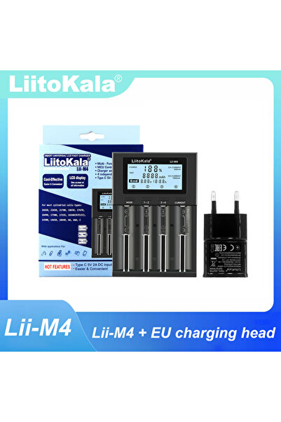 choice2 liitokala Lii-M4-5V 2A-EU LiitoKala Lii-M4 5V EU AU UK US Plug Batter...