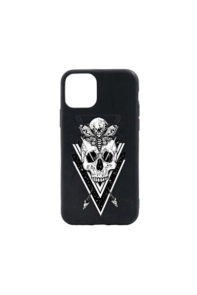 bestcase Силиконов калъф, съвместим с Xiaomi Mi 11 Pro, с дизайн на череп, ус...