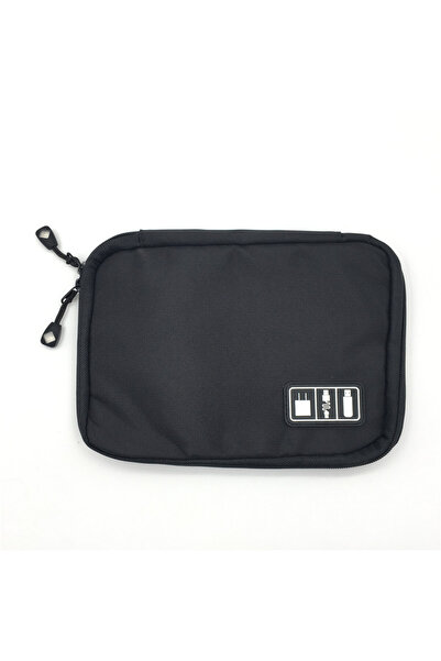 Choice Black Waterproof Nylon Storage Bag Outdoor Travel Bag USB Data Cable S...