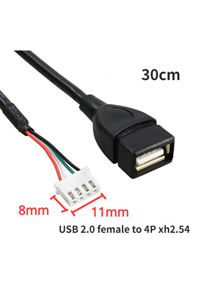 Choice5 female to 4P xh2.54 USB to 4P xh2.54 cable USB to 4P MX1.25 USB to PH...