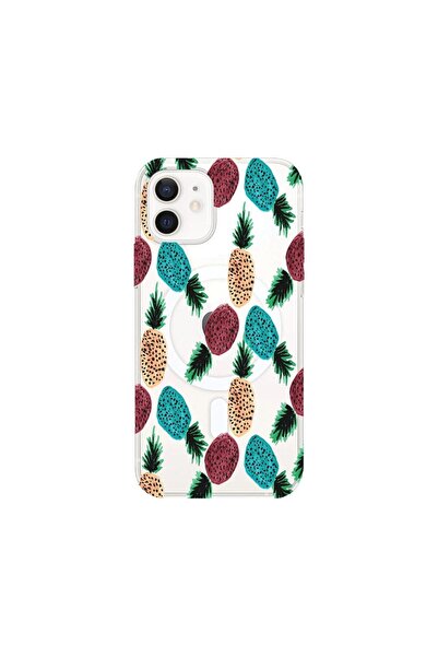 bestcase Θήκη MagSafe Αντικραδασμική, Συμβατή με Apple iPhone 12 Mini, Ανανάς...