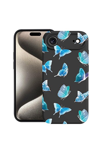 bestcase Husă pentru Apple iPhone 17 Air cu Design Fluture, Silicon Premium, ...