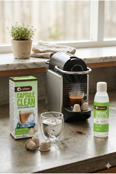 Cafetto Capsule Clean Nespresso Uyumlu Kahve Makinesi Temizleme Kapsülü + Org...
