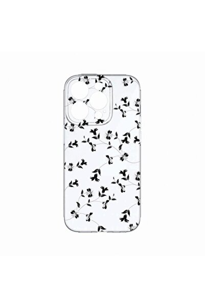 bestcase Husa BestCase¬Æ, Compatibila Cu Apple iPhone 14 Pro, Black Flower, R...