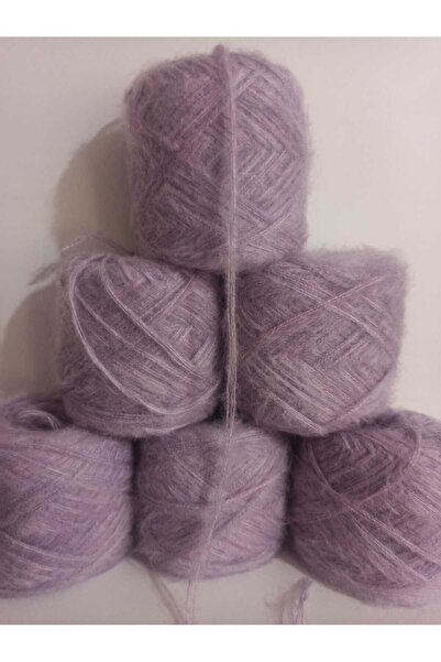 İPEK YÜN İPLİK DÜNYASI Νήμα πλεξίματος Ανγκόρα 3 στρώσεων (Λιλά) 100γρ