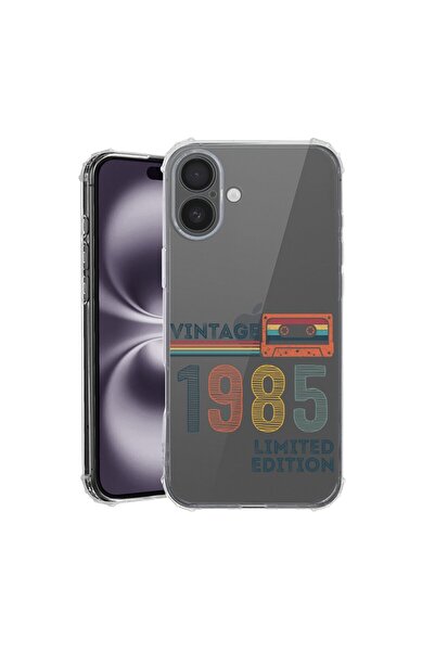 bestcase Husă pentru Apple iPhone 16, Antișoc 1.5MM, Ediție Limitată 1985 - B...