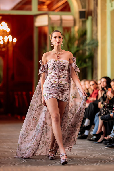 Nur Karaata Azure Runway Dress