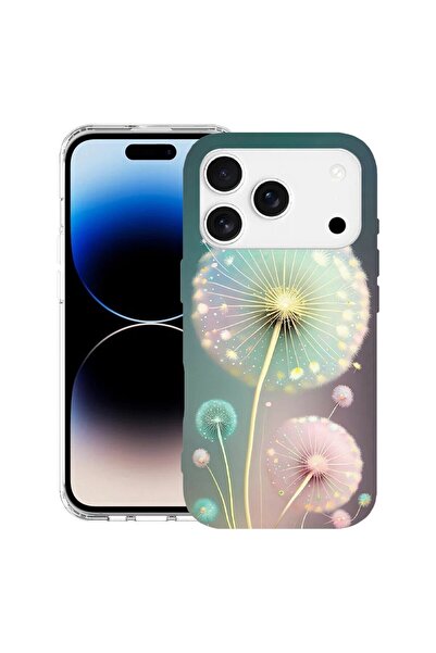 bestcase Θήκη για Apple iPhone 17 Pro με σχέδιο πράσινης πικραλίδας, MagSafe ...