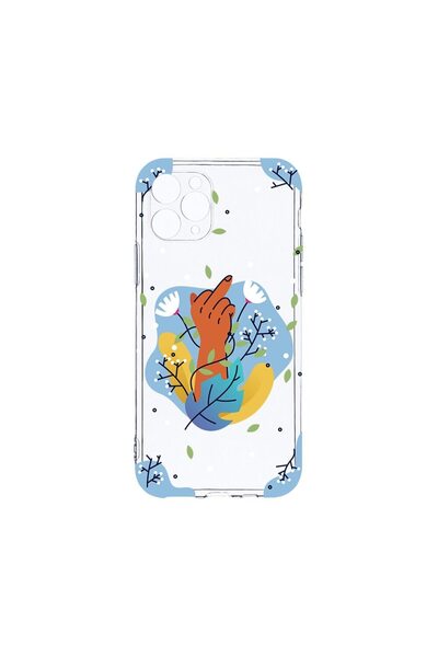 bestcase Θήκη Διαφανής Σιλικόνη 2MM, Συμβατή με Apple iPhone 11 Pro, Flowers ...