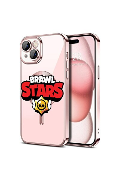 bestcase Πολυτελής Θήκη MagSafe, Συμβατή με Apple iPhone 15, Λογότυπο Brawl S...