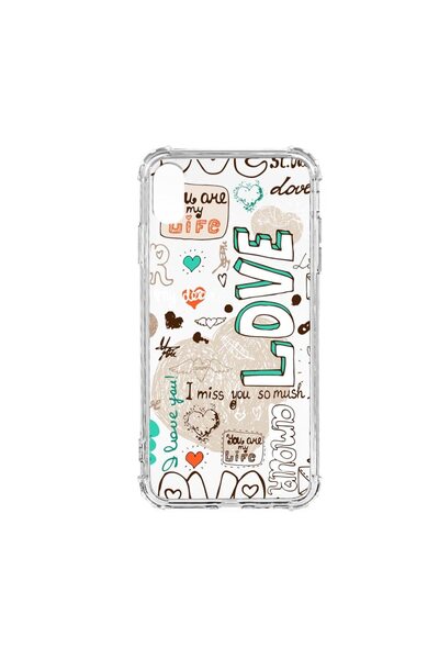 bestcase Husa Anti Shock Silicon Compatibila Cu Apple iPhone XS Max, Love, Mi...