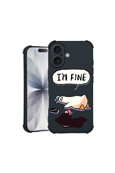 bestcase Θήκη TPU Pro Shock Συμβατή με Apple iPhone 16, με σχέδιο Duck Life -...