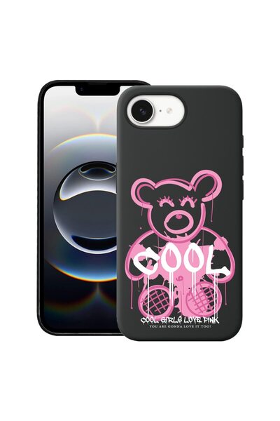 bestcase Θήκη για Apple iPhone 16e, Premium Λεπτή Σιλικόνη 1.2MM, Αρκουδάκι C...