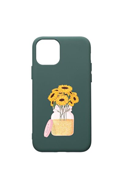 bestcase Θήκη Σιλικόνης Premium Συμβατή με Apple iPhone 11, Ηλιοτρόπια, με υφ...