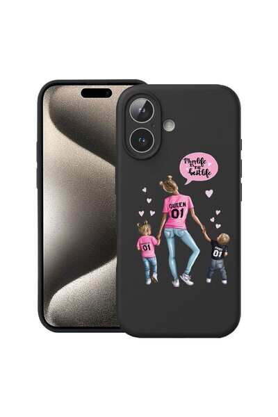 bestcase Θήκη για Apple iPhone 17 με Σχέδιο Mom Life Boy And Girl, Σιλικόνη P...