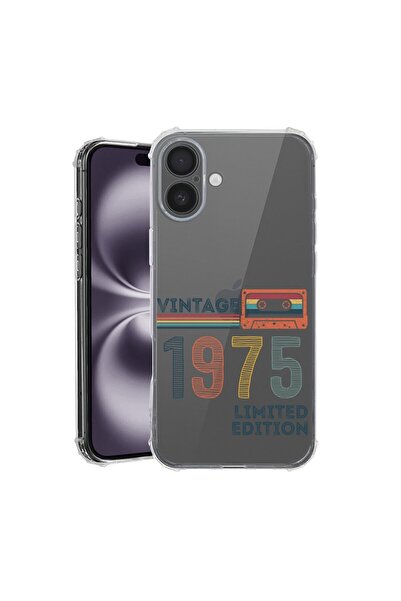 bestcase Husă pentru Apple iPhone 16, Antișoc 1.5MM, Ediție Limitată 1975 - B...