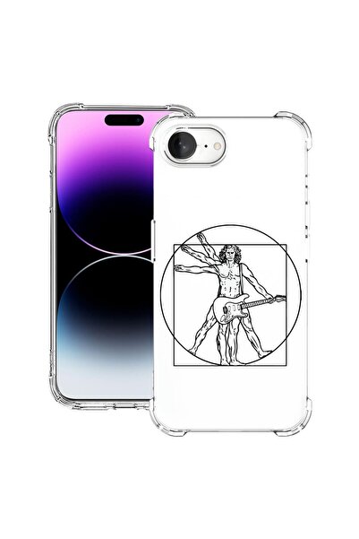 bestcase Калъф за Apple iPhone 16e, Удароустойчив 1.5ММ, Да Винчи, Защита на ...