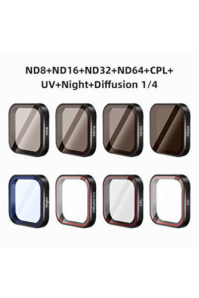 Choice3 8PCS XFJI CPL ND8 ND16 ND32 UV Diffusion 1/4 Quick Release Lens Filte...