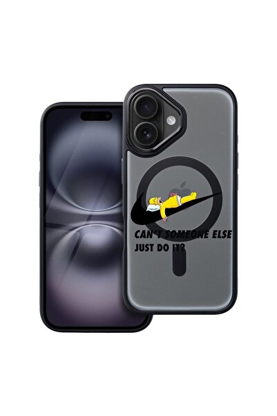 bestcase Θήκη συμβατή με Apple iPhone 16 με σχέδιο Simpson Just Do It, Αντικρ...