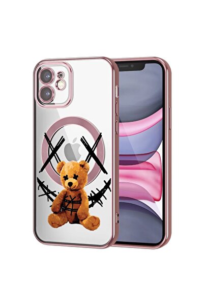 bestcase Husa Luxury MagSafe, Compatibilă cu Apple iPhone 12, Zâmbet de ursul...