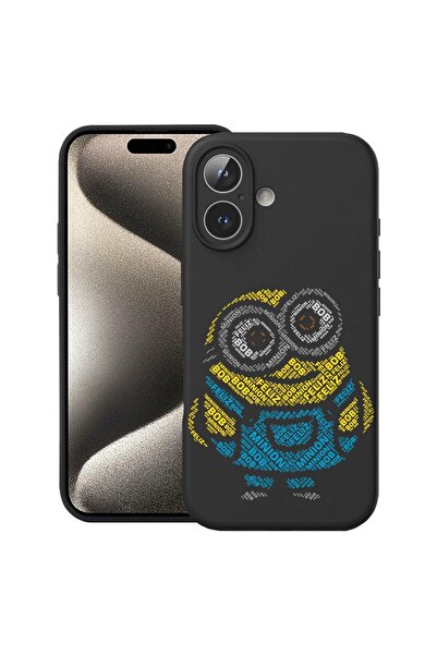 bestcase Калъф за Apple iPhone 17 с дизайн Калиграфия Миньон, Премиум силикон...