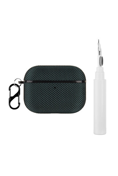 Choice1 غطاء سماعات نايلون بلاستيكي جديد لـ AirPods Pro 3 2025 مع قلم شفاف