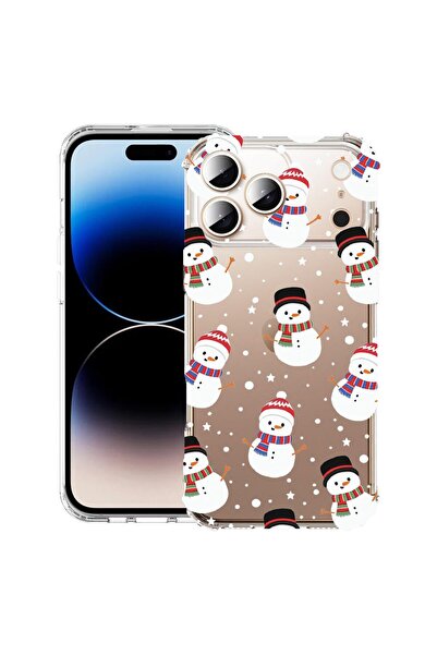 bestcase Husă pentru Apple iPhone 17 Pro cu design Snowman, Antișoc, Colțuri ...
