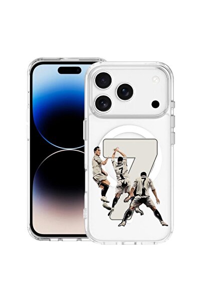 bestcase Husă pentru Apple iPhone 17 Pro Max cu design Ronaldo, Mag Anti Shoc...