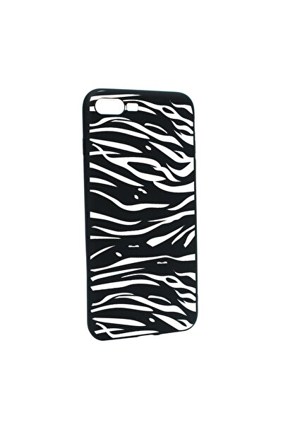 bestcase Husa Silicon Compatibila Cu Apple iPhone 7 Plus / 8 Plus, Zebra, rez...